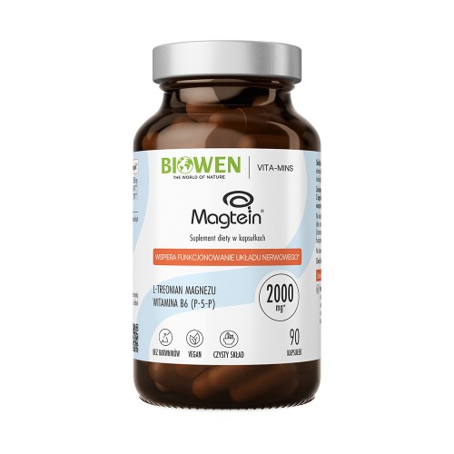 Treonian magnezu Magtein Biowen – 90 kapsułek